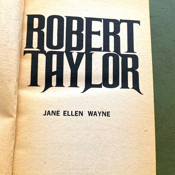 ROBERT TAYLOR biography Jane Ellen Wayne Vintage Paperback EUC - Picture 4 of 7